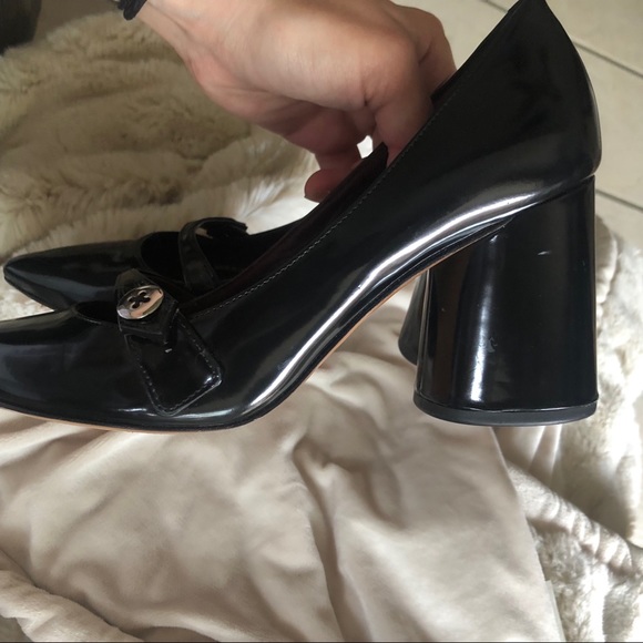 Marc Jacobs / Black Block Heel Mary Jane Pumps - Picture 4 of 8